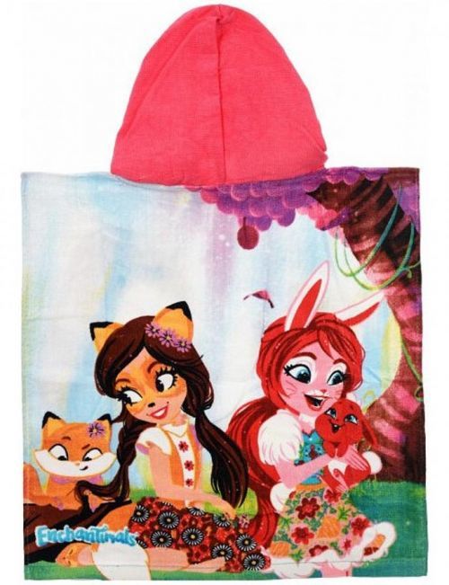 Mattel enchantimals - dívčí ručník s kapucí