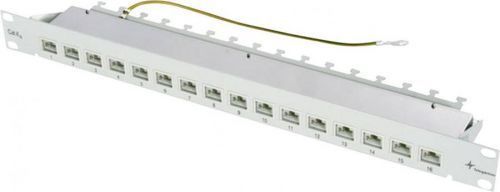 Síťový patch panel Telegärtner J02022A0050, 16 portů, CAT 6A, 1 U