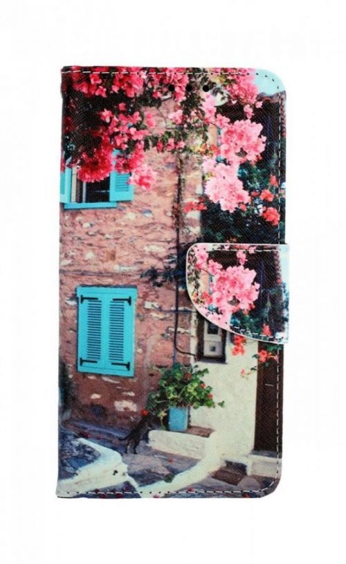 Pouzdro TopQ iPhone 11 knížkové Vesnička 63728