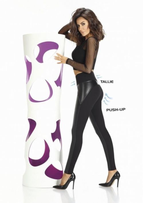 Legíny Spencer - Bas Bleu - XXL - černá