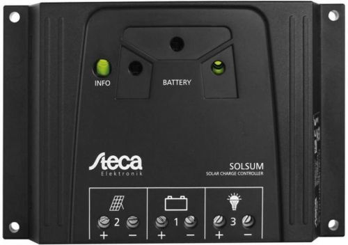 Solární regulátor nabíjení Steca Solsum 0808 764195, 8 A
