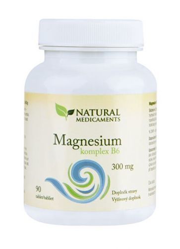 Natural Medicaments Magnesium (hořčík) B6 komplex 90 tablet
