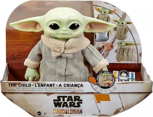 Mattel | Star Wars The Mandalorian - elektronická plyšová figurka Grogu (The Child - Baby Yoda) 28 cm