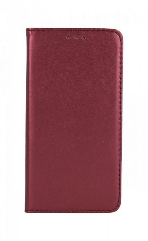 Pouzdro TopQ iPhone 13 Pro Smart Magnetic knížkové vínové 64549