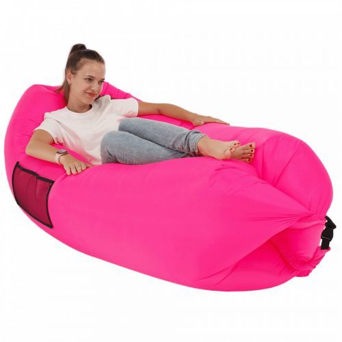 Tempo Kondela Nafukovací vak LEBAG - růžová