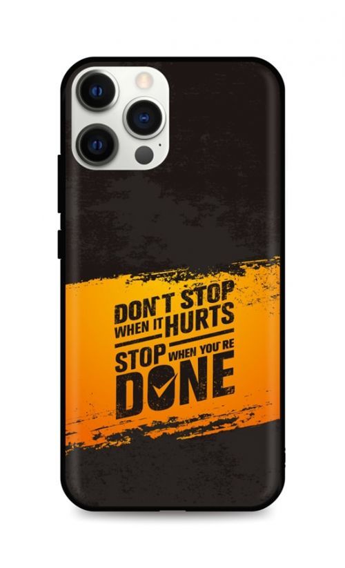 Kryt TopQ iPhone 12 Pro Max silikon Don't Stop 54261