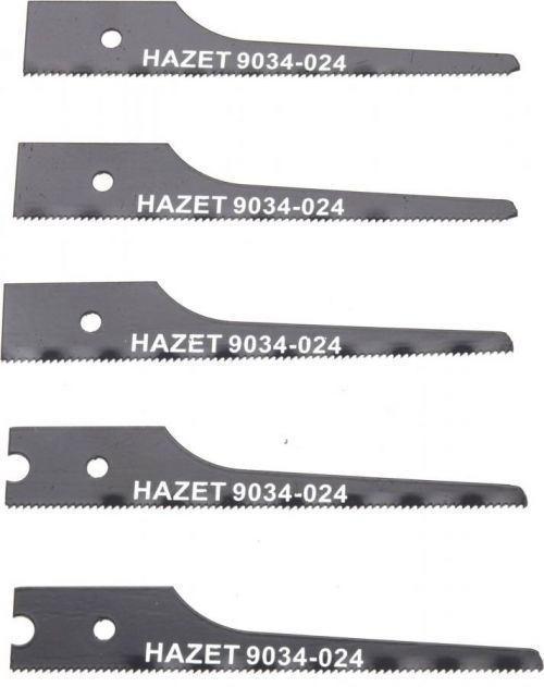 5dílná sada Čepel nožové pilky Hazet 9034P-024/5 5 ks