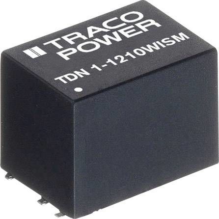 DC/DC měnič napětí do DPS TracoPower TDN 1-4821WISM, 48 V/DC, +5 V/DC, -5 V/DC, 100 mA, 1 W, Počet výstupů 2 x