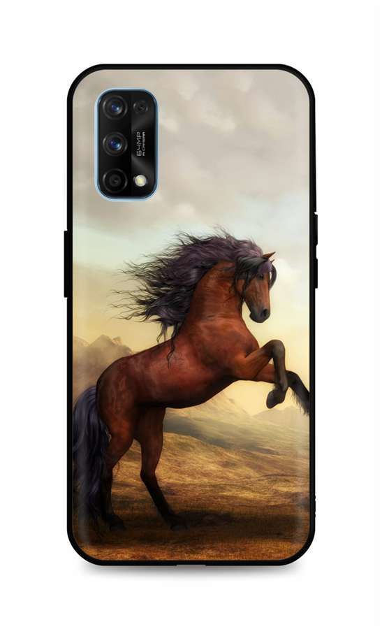 Kryt TopQ Realme 7 Pro silikon Brown Horse 54983