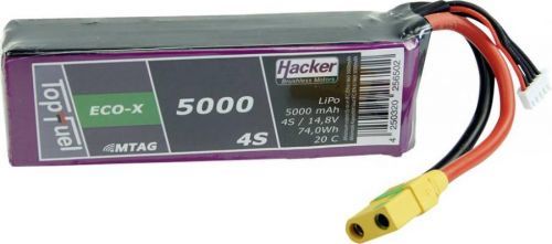 Akupack Li-Pol (modelářství) Hacker 95000431, 14.8 V, 5000 mAh