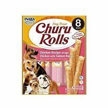 Churu Dog Rolls Chicken with Salmon wraps 8x12g