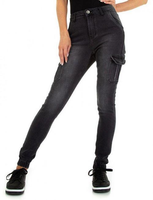 Dámské jeansy s vysokým pasem M.SARA