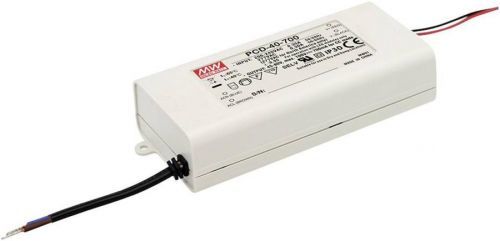 LED driver konstantní proud Mean Well PCD-40-1050B, 40 W (max), 1.05 A, 22 - 38 V/DC