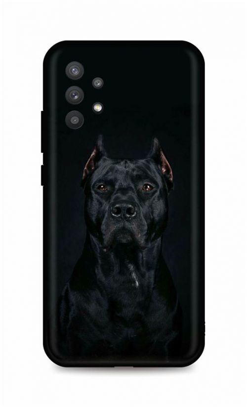Kryt TopQ Samsung A32 5G silikon Dark Pitbull 64170