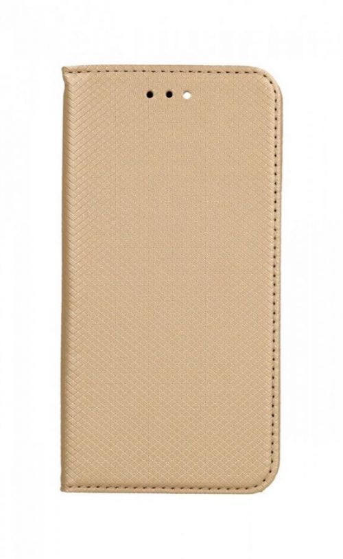 Pouzdro TopQ iPhone 13 mini Smart Magnet knížkové zlaté 64083