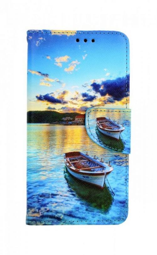 Pouzdro TopQ iPhone 11 knížkové Loďka 63735