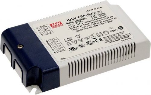 LED driver, napájecí zdroj pro LED Mean Well IDLV-65A-48, 64.8 W (max), 0 - 1.35 A, 48 V/DC