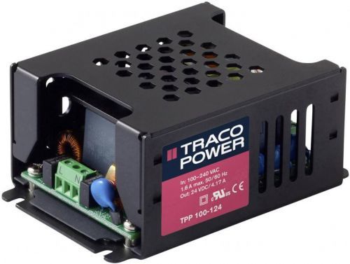 AC/DC vestavný zdroj, open frame TracoPower TPP 100-112, 12 V/DC, 8.34 A