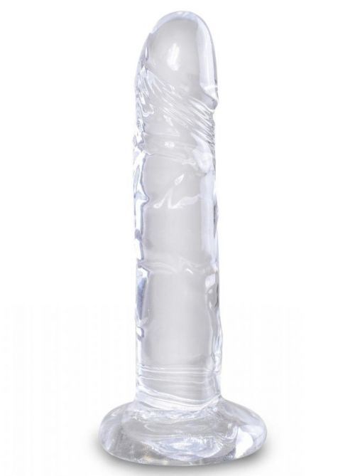 King Cock Realistic Dildo - Clear 6