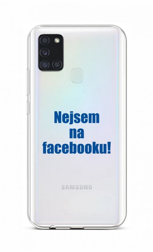 Kryt TopQ Samsung A21s silikon Nejsem na Facebooku 52117