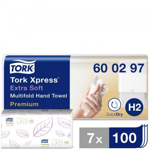 Papírové utěrky, skládané TORK Xpress Multifold Premium 600297