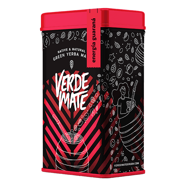 Verde Mate Green Energia Guarana 0,5kg + Plechová dóza Yerbera