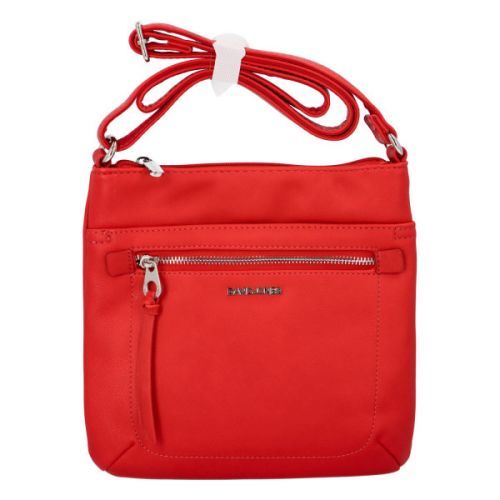 Stylová dámská kabelka přes rameno Annika, červená