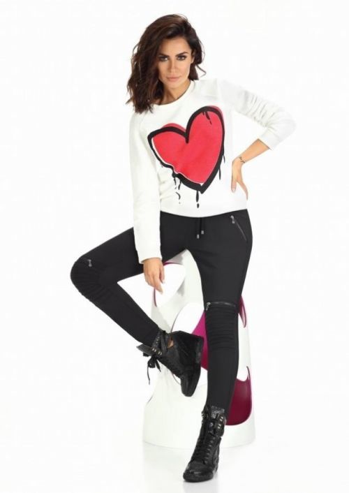 Legíny Izzy - Bas Bleu - XXL - černá