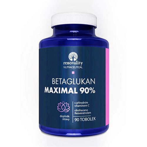 Renovality Betaglukan MAXIMAL 90% s Vitamínem C 90 tobolek