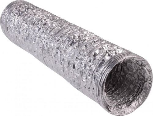 Hliníková fóliová hadice Wallair N55911, 10 m, stříbrná
