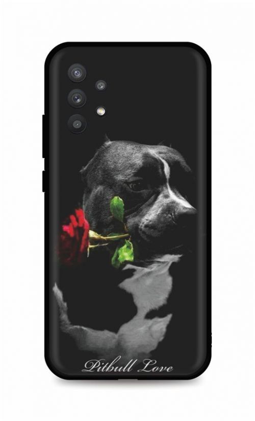 Kryt TopQ Samsung A32 5G silikon Pitbull Love 64172