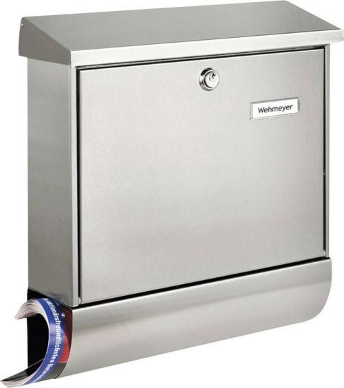 Burgwächter AMRUM nerezová poštovní schránka s přihrádkou