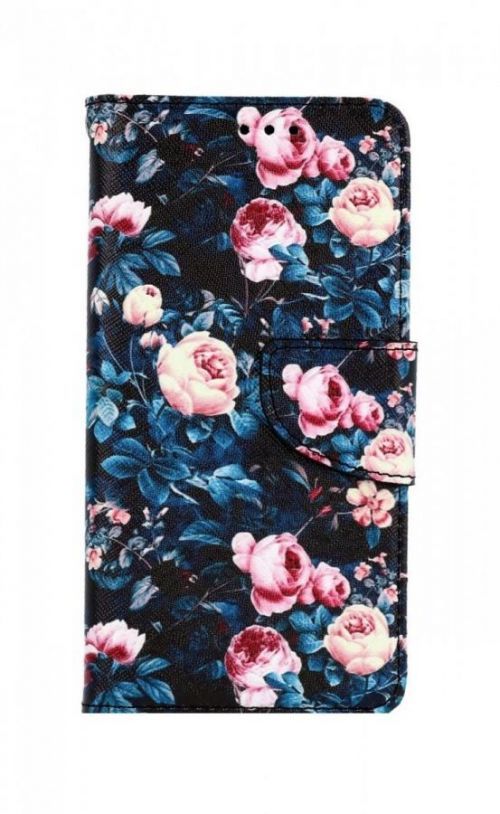 Pouzdro TopQ iPhone 11 knížkové Růžičky 63797