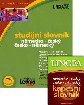 Studijní slovník něm.-český a česko-něm. na CD-ROM a kapesní slovník