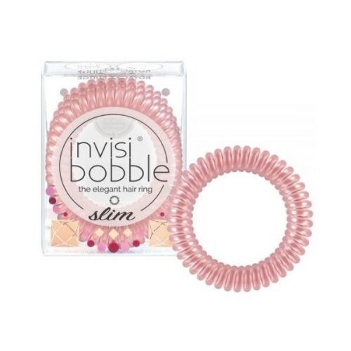 Invisibobble Tenká spirálová gumička do vlasů Invisibobble Slim British Royal Royal Fudge 3 ks