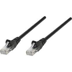 Síťový kabel RJ45 Intellinet 320764, CAT 5e, U/UTP, 3.00 m, černá
