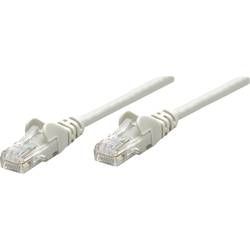 Síťový kabel RJ45 Intellinet 318228, CAT 5e, U/UTP, 0.50 m, šedá