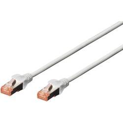 Síťový kabel RJ45 Digitus DK-1644-020, CAT 6, S/FTP, 2.00 m, šedá