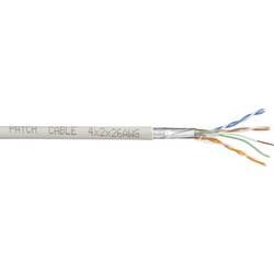 Ethernetový síťový kabel CAT 6 TRU COMPONENTS CAT 6/CCA, SF/UTP, 4 x 2 x 0.27 mm², bílá, 25 m