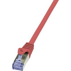 Síťový kabel RJ45 LogiLink CQ3044S, CAT 6A, S/FTP, 1.50 m, červená