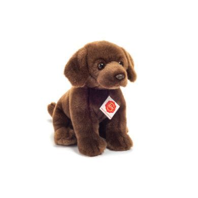 Teddy HERMANN ® Labrador sedící tmavě hnědý 25 cm