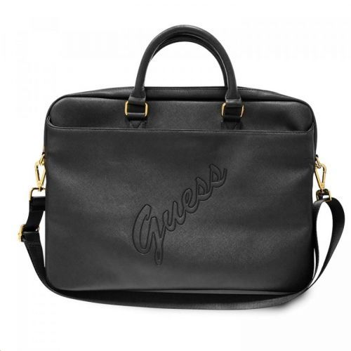 Guess Saffiano Vintage Script GUCB15PUSASBK Computer Bag 15/16