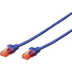 Síťový kabel RJ45 Digitus DK-1612-050/B, CAT 6, U/UTP, 5.00 m, modrá