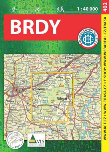 KČT 402 Brdy 1:40 000