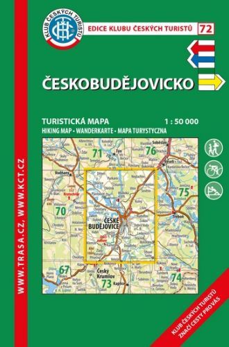 KČT 72 Českobudějovicko 1:50000