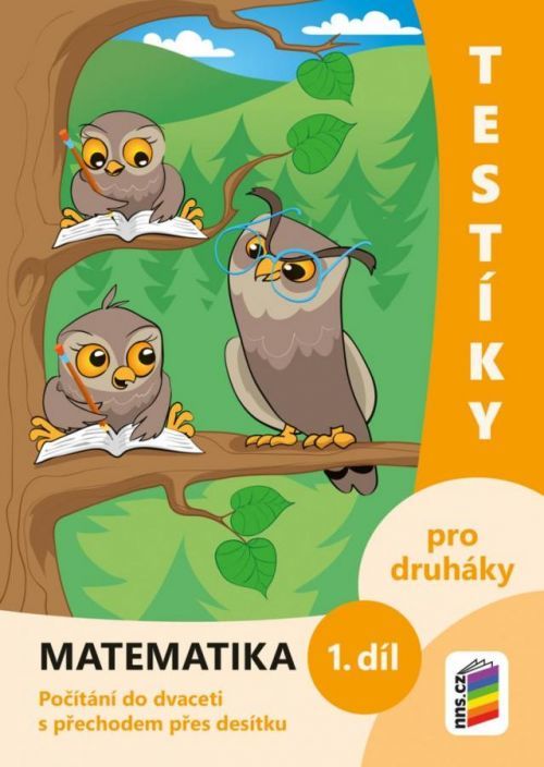 Testíky pro druháky – matematika, 1. díl (barevný pracovní sešit), Brožovaná