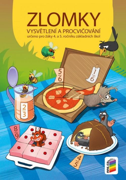 Zlomky – vysvětlení a procvičování pro 4. a 5. ročník (barevný pracovní sešit), Brožovaná