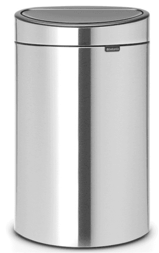 Dotykový odpadkový koš otiskuvzdorný Touch Bin NEW Brabantia matný ocelový 10 + 23 l