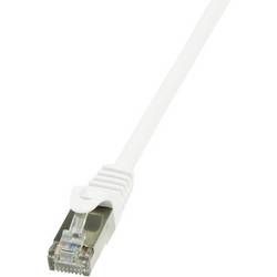 Síťový kabel RJ45 LogiLink CP2031S, CAT 6, F/UTP, 1.00 m, bílá