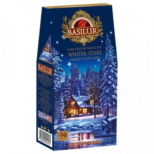 BASILUR Infinite moments winter stars černý čaj 75 g